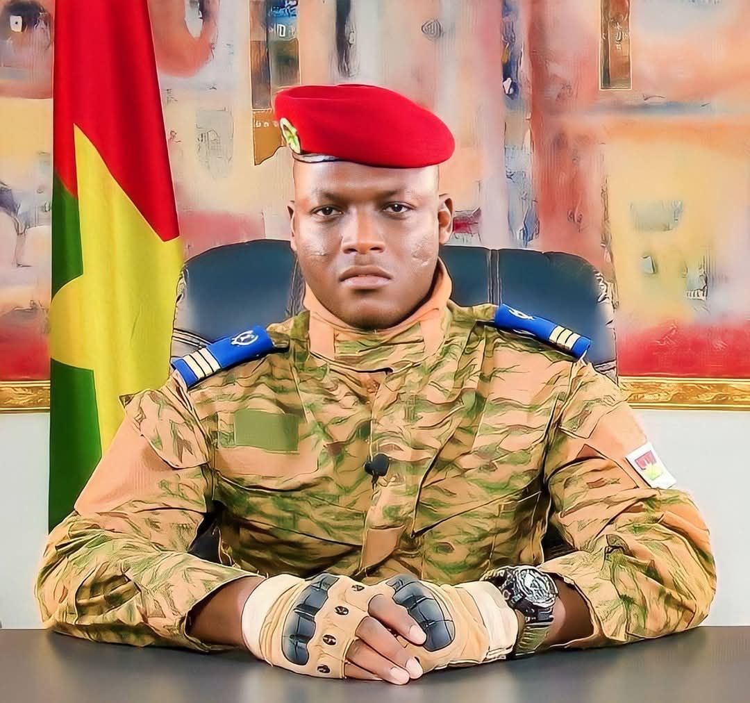 BURKINABE PRESIDENT IBRAHIM TRAORE