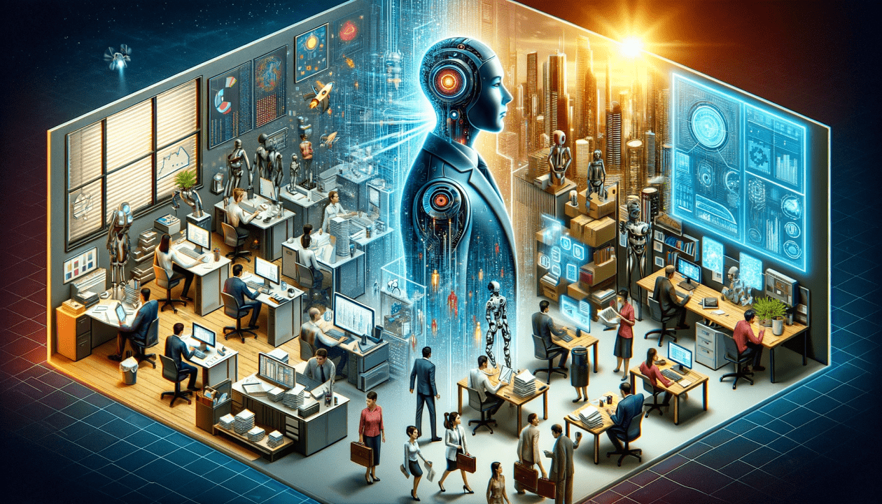 WHITE COLLAR JOBS ILLUSTRATION