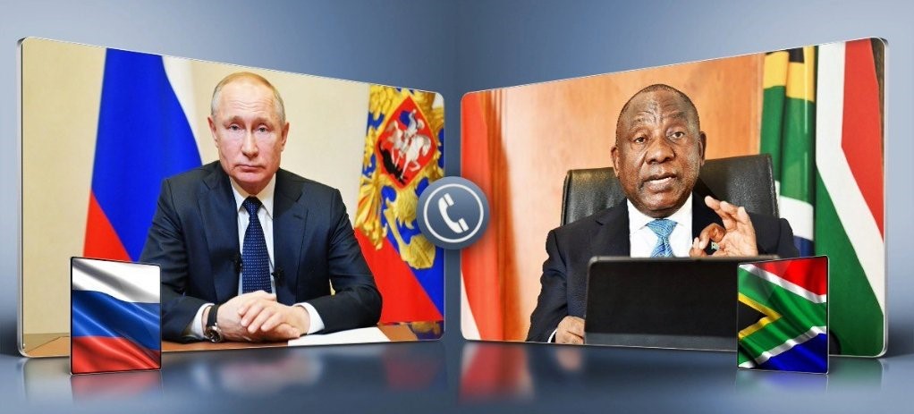 PRESIDENTS PUTIN AND RAMAPHOSA