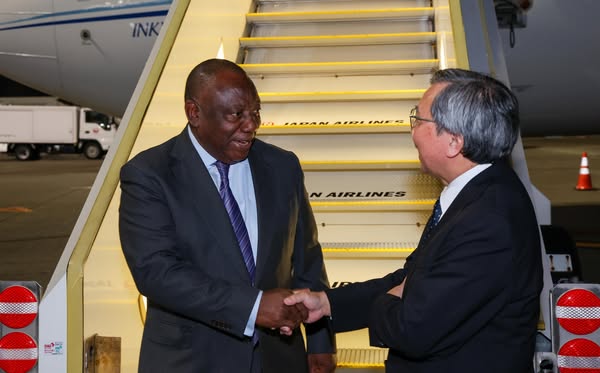 PRESIDENT RAMAPHOSA ARRIVES IN JAPAN FOR TICAD9 - 2025