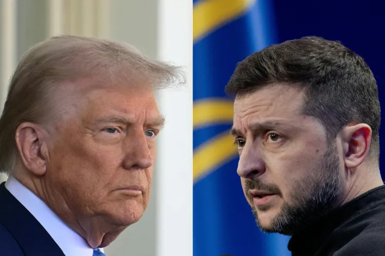 PRESIDENTS TRUMP AND ZELENSKY (AFP AND GETTY)