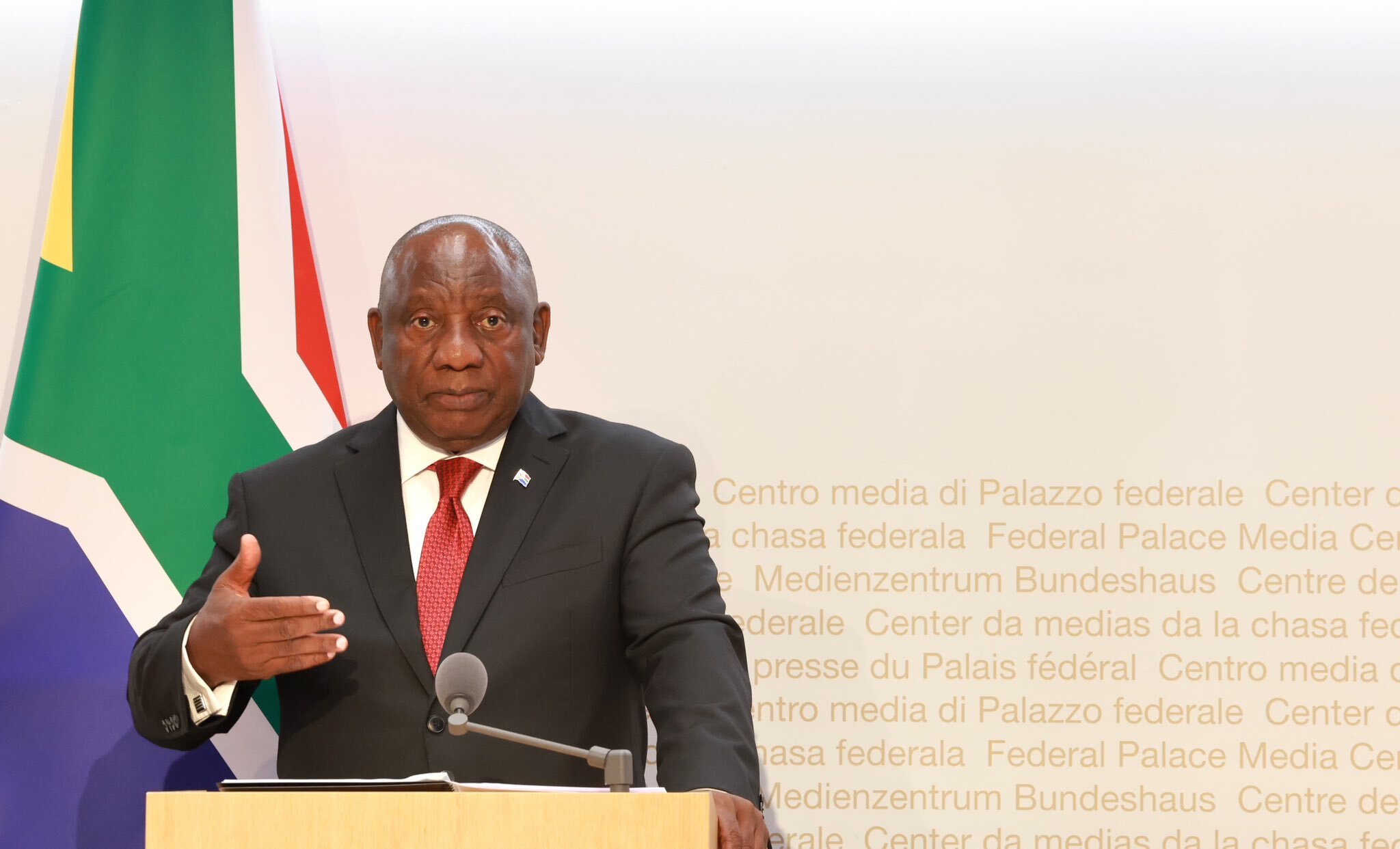 RAMAPHOSA IN SWITZERLAND