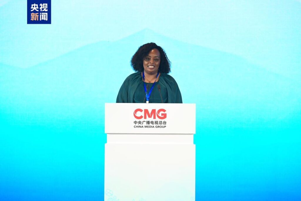 CEO of Kenya Broadcasting Corporation, Ms Agnes Nguga,