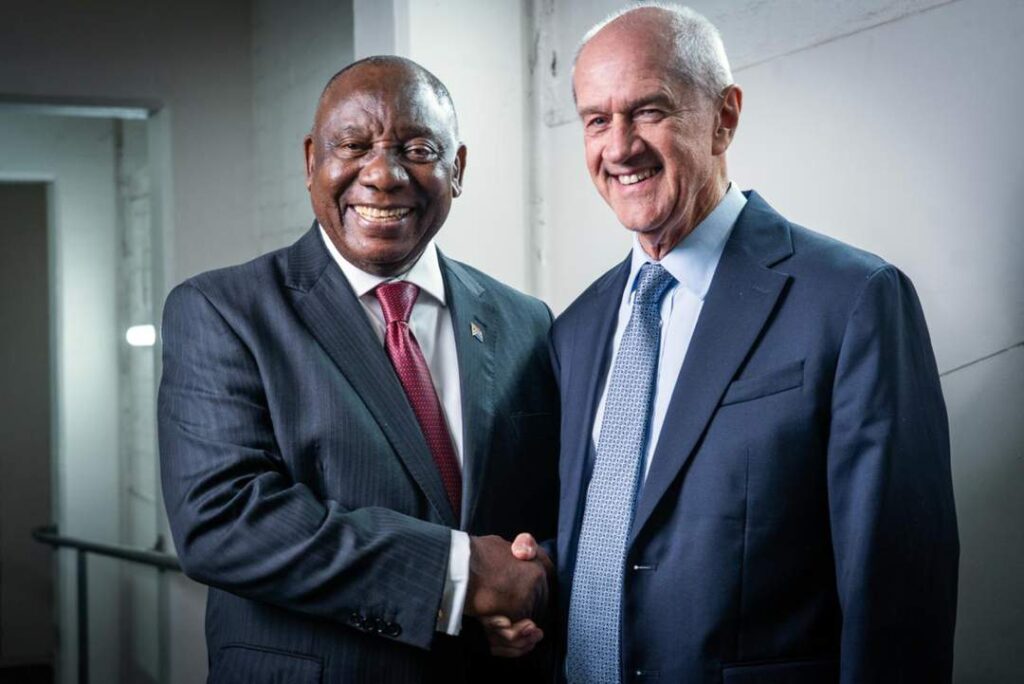 President Cyril Ramaphosa that he has appointed former apartheid-era government kingpin Roelf Meyer as South Africa’s ambassador to the US [Image: Luke Daniel | News24]