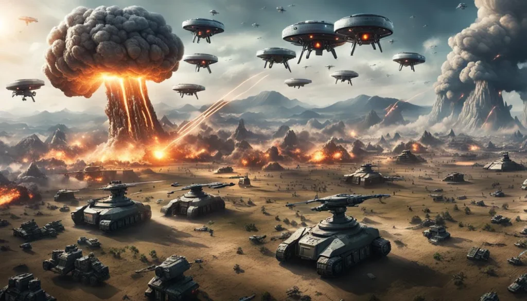 AI IMAGE OF WAR - IMAGE: NIGHTCAFE