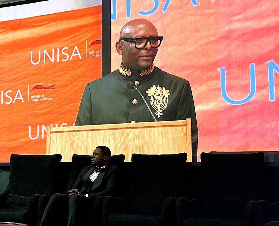 INTRODUCTION OF DR VICTOR TUWANI PHUME AT THE UNISA ZALLYWOOD ACTIVATION AND WORKSHOP - IMAGE: SUPPLIED