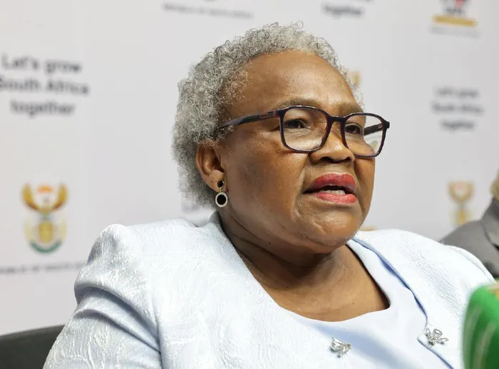 Minister Sisisi Tolashe has been fired as Minister of Social Development by President Ramaphosa - image: Jairus Mmutle / GCIS