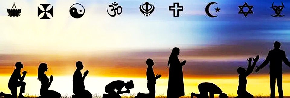 various religions praying to God / faith - image: Radialistas