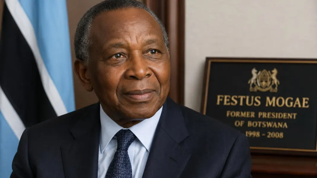 Botswana Former President Festus Mogae passes away/ dies at 86 - Image: Commonwealth Union