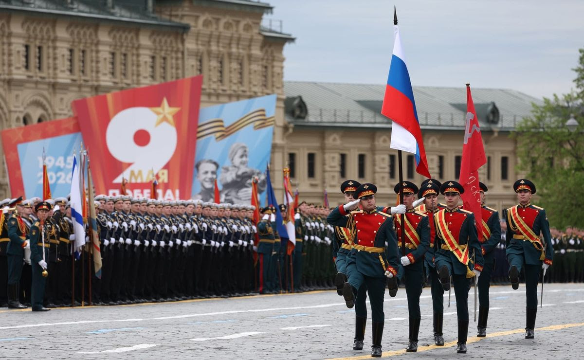 The May 9th Victory Day Commemoration in Moscow took place despite threats by Ukraine. Credit: kremlin.ru