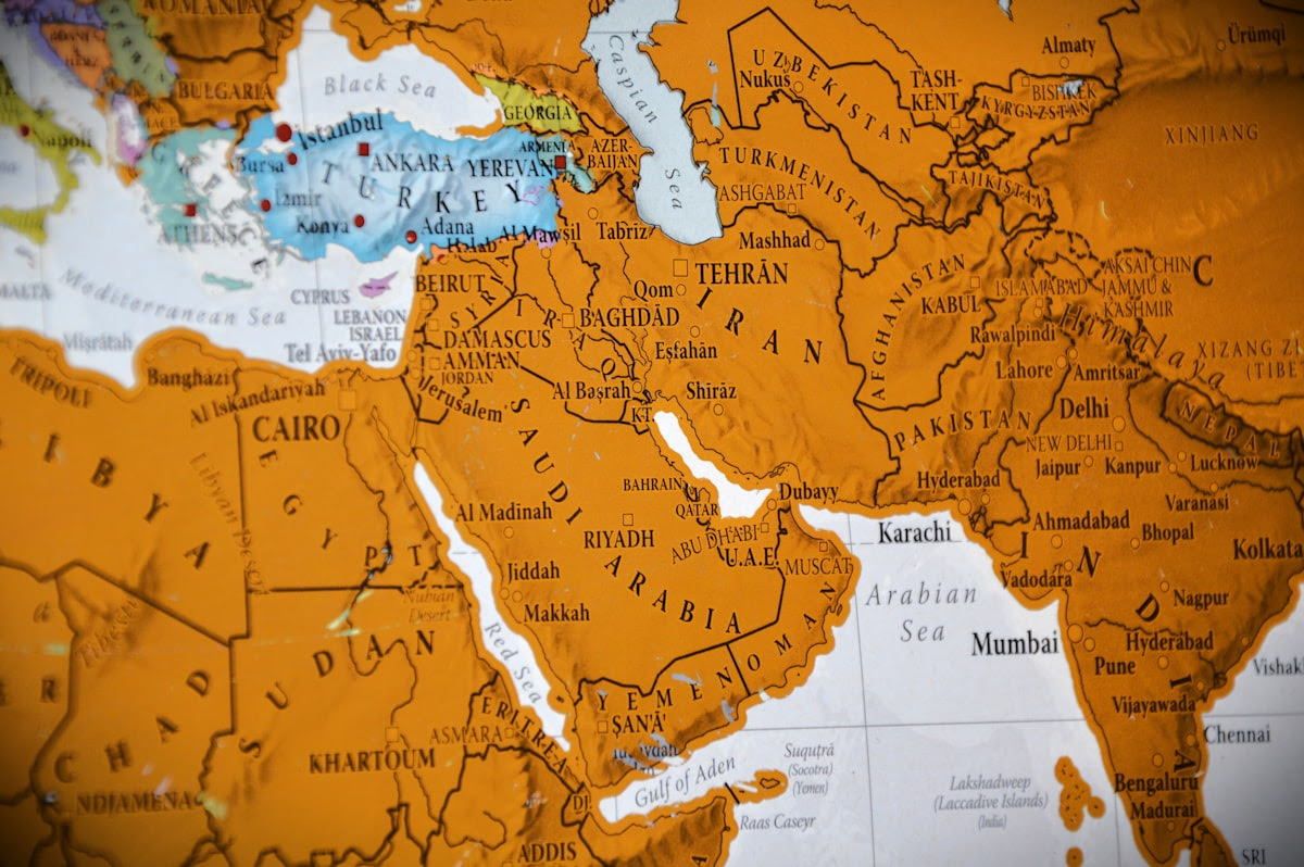 map of the middle east - image: Emin Huric / Unsplash