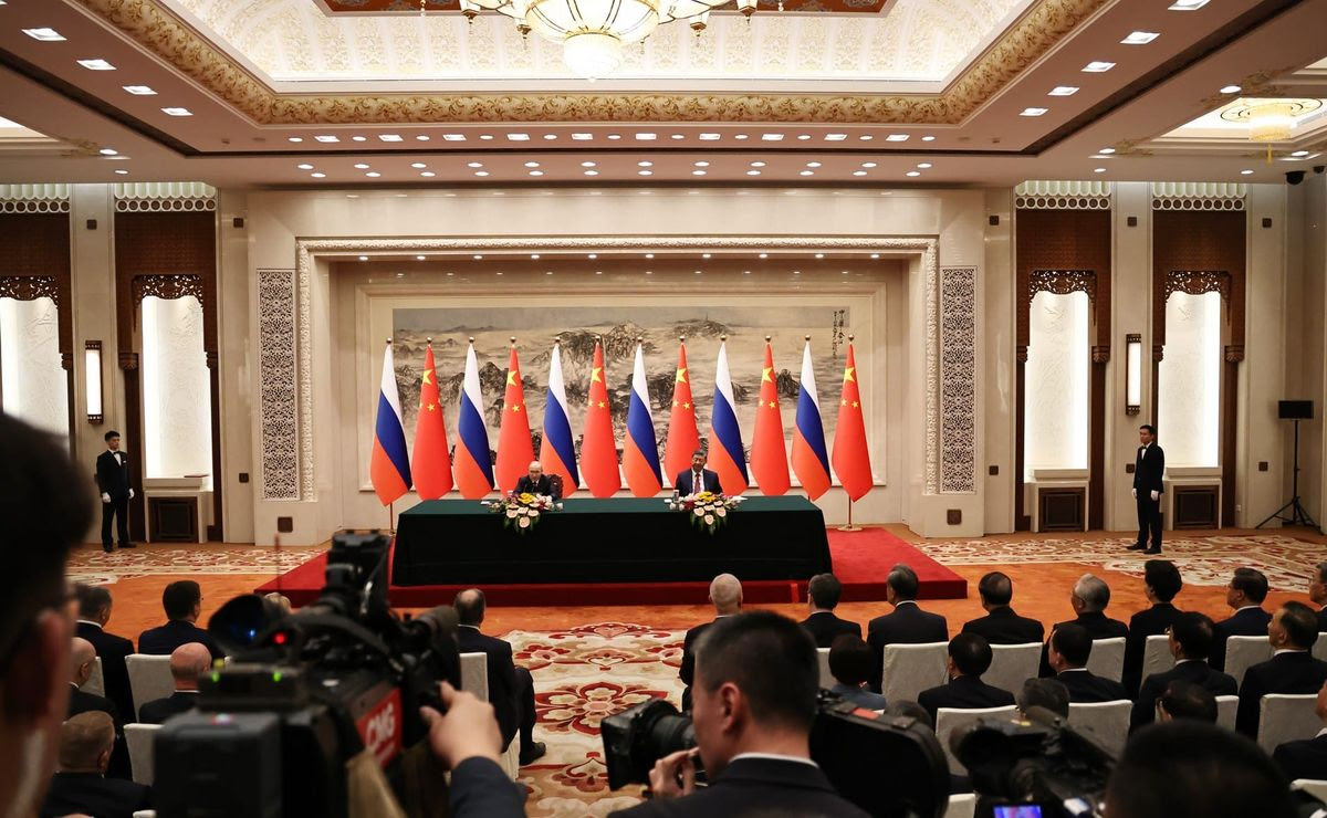 Can a new type of International relations result from the meeting of Presidents Putin and Xi? Credit: kremlin.ru