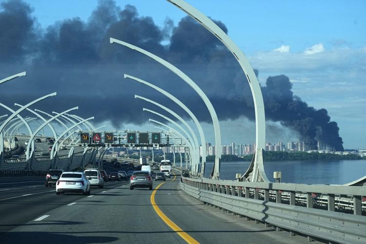 On June 3rd Ukrainian Drones attacked St. Petersburg. Credit: AP|CNN
