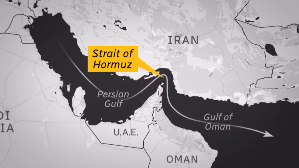 STRAIT OF HORMUZ - IMAGE: CBC