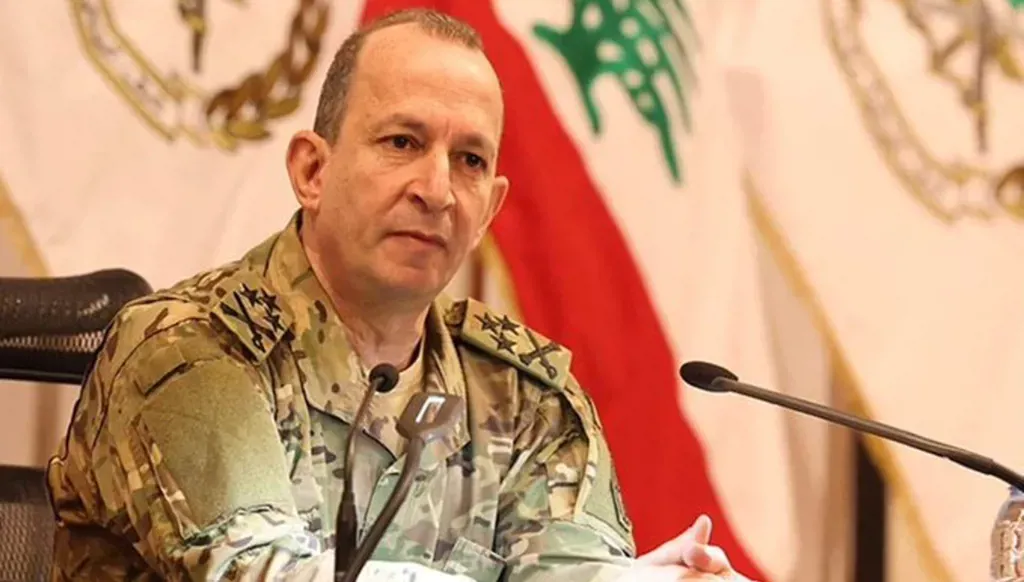 Lebanese army chief Rodolphe Haykal - lebanon - image: Lebanese Army website