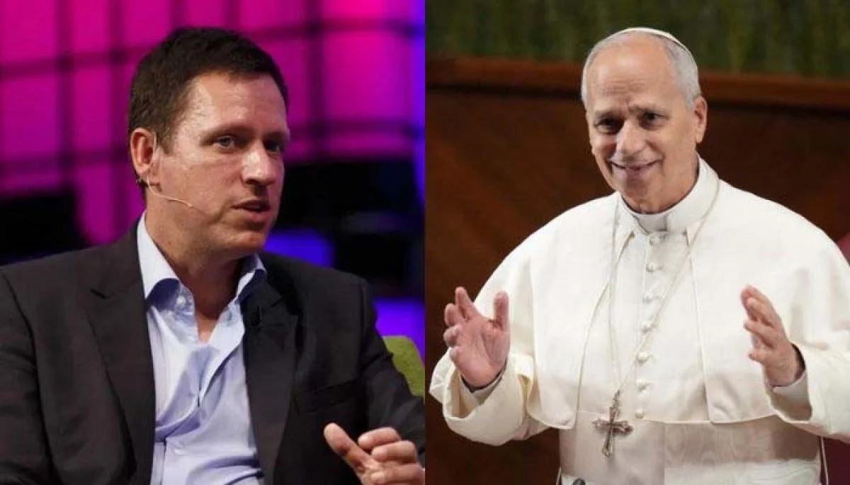 PETER THIEL SAYS POPE LEO XIV IS WORKING FOR CHINESE COMMUNISTS = image: The News