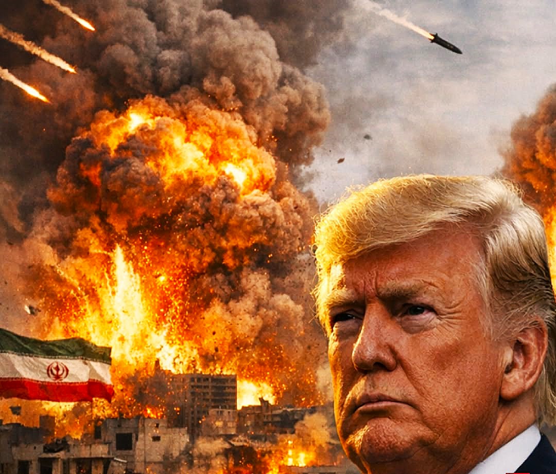 DONALD TRUMP BOMBING IRAN - AI IMAGE BY ET VIA ECONOMIC TIMES