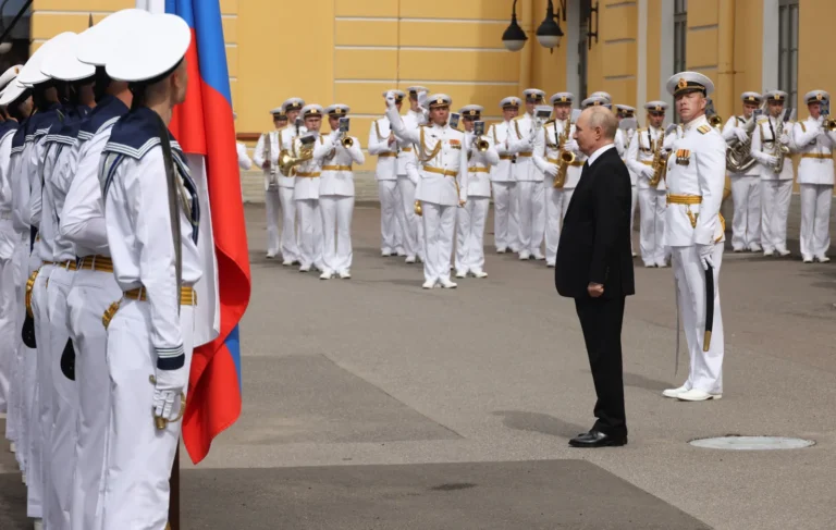 PUTIN REMARKS ON RUSSIAN NAVY DAY - image: Getty Images