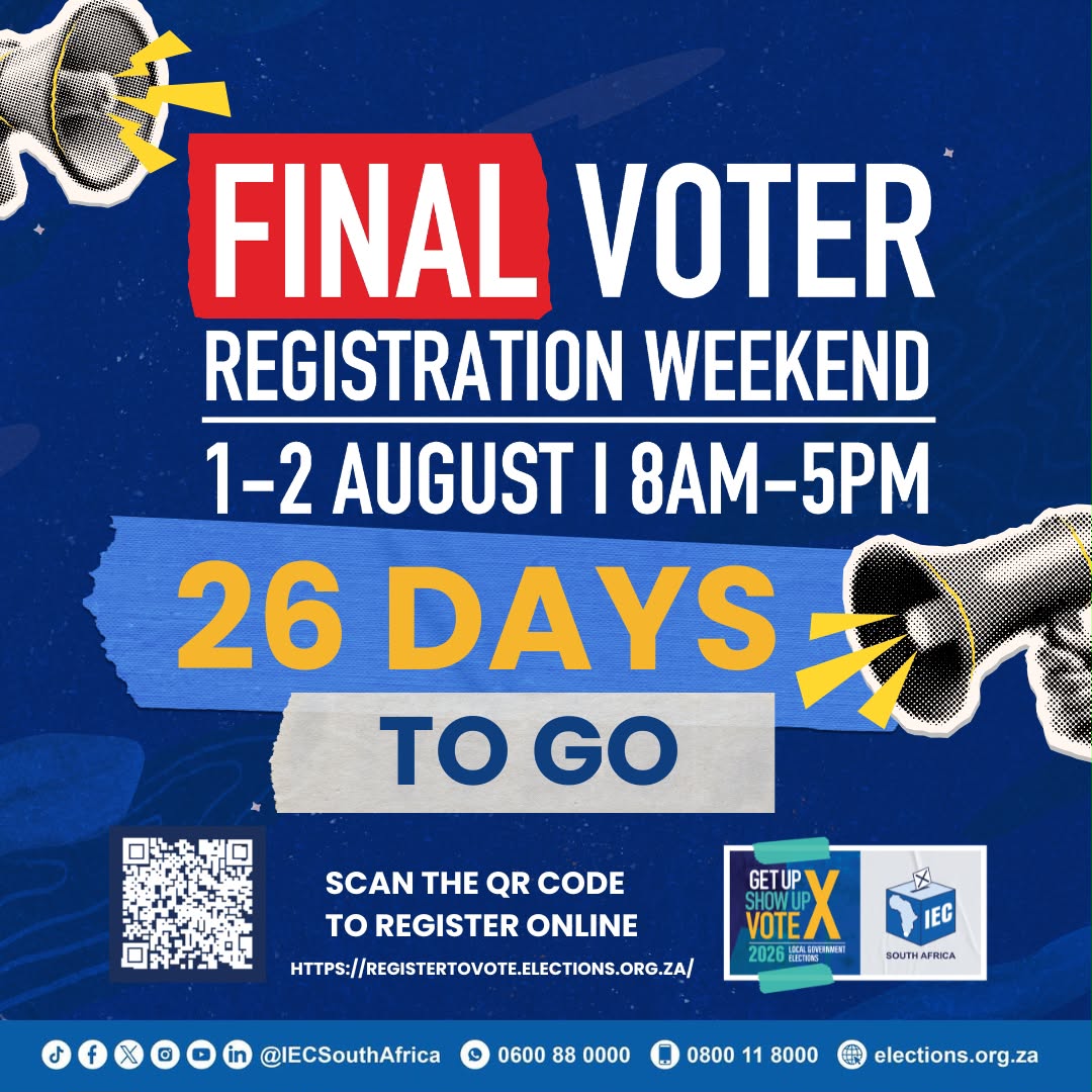 26 DAYS TO GO SOUTH AFRICA! - image: supplied