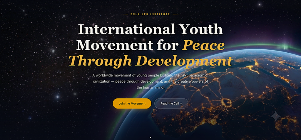 SCHILLER INSTITUTE'S YOUTH MOVEMENT MAKES A BREAKTHROUGH