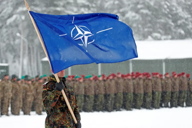 UKRAINE WAR INCHES TOWARDS DIRECT NATO-RUSSIA FIGHTING - NATO has about 4,000 troops in multinational battalions in Estonia, Lithuania, Latvia and Poland [File: Ints Kalnins/Reuters]