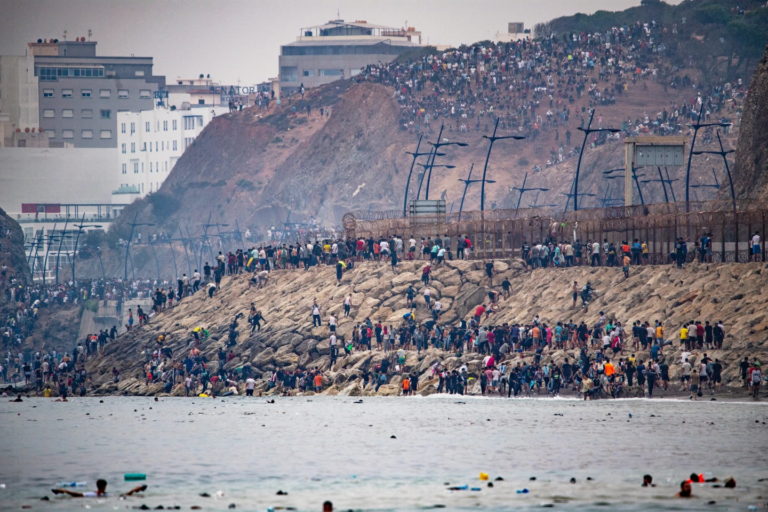 LIFTING THE VEIL ON THE MASS MIGRATION FROM MOROCCO INTO CEUTA - IMAGE: ANTONIO SEMPERE / AP PHOTO / JULY 31 2026
