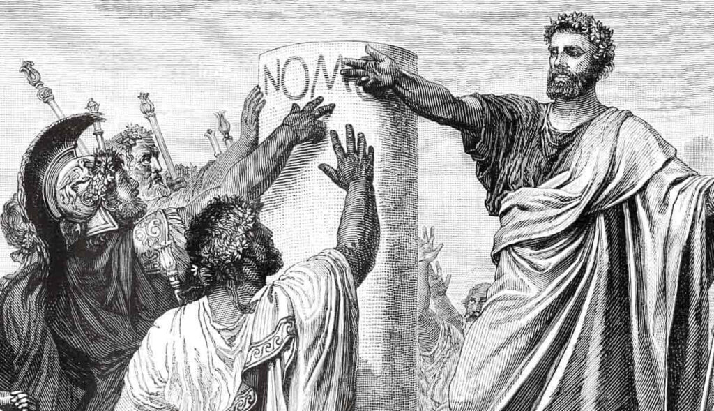 Athenian lawmaker, Solon. - IMAGE: EIR
