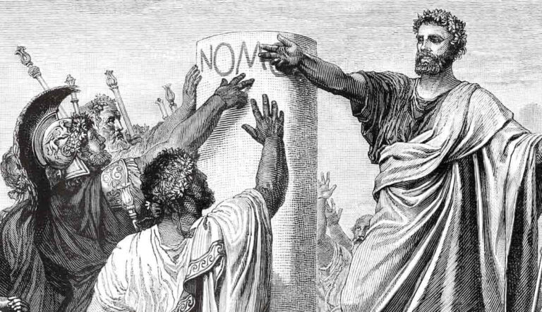 Athenian lawmaker, Solon. - IMAGE: EIR