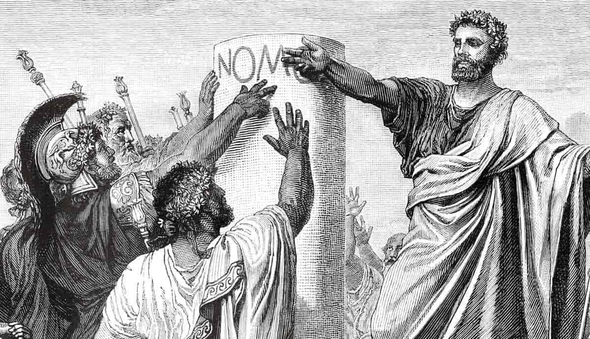 Athenian lawmaker, Solon. - IMAGE: EIR