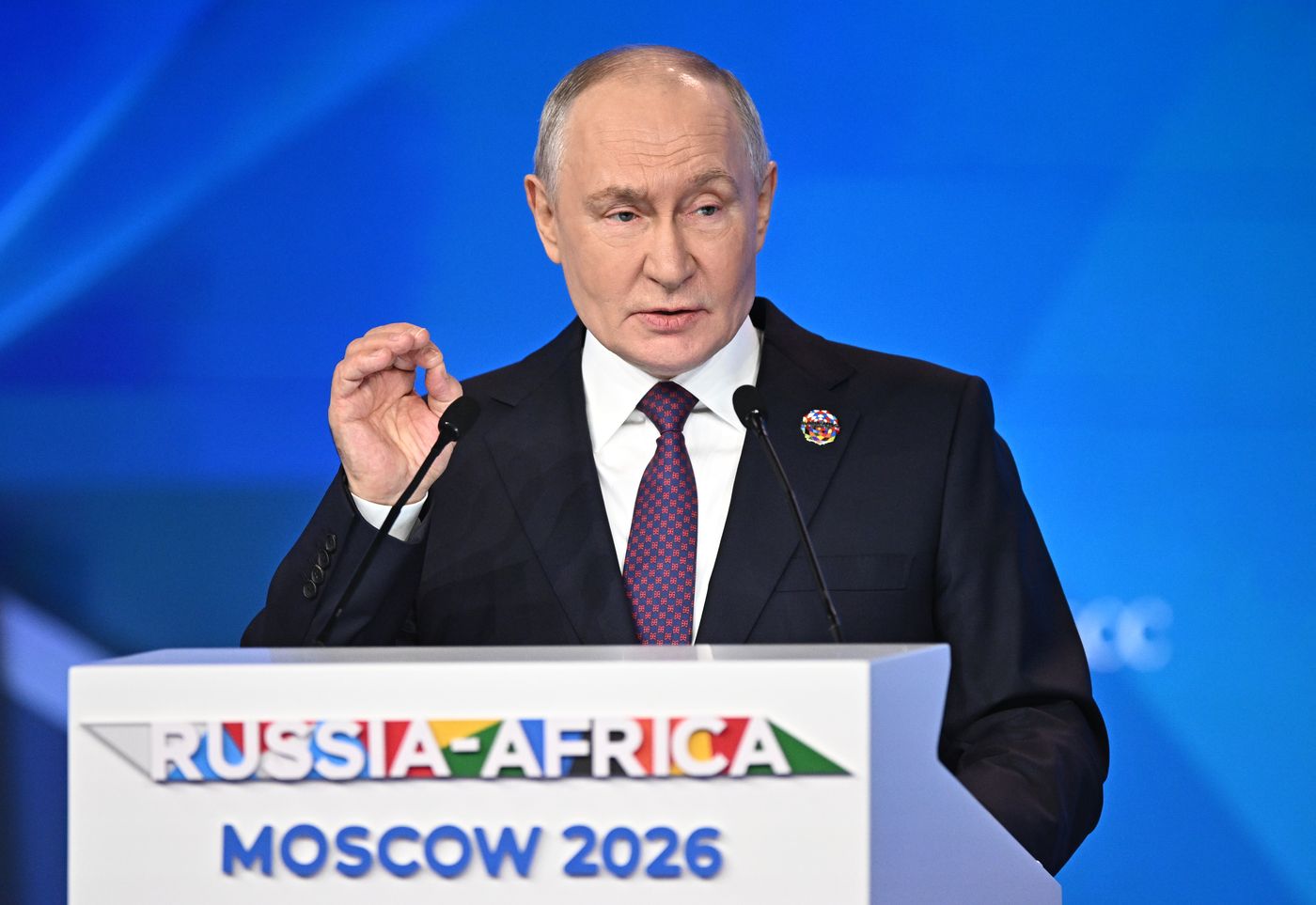 Plenary session of Russia-Africa Forum in Moscow