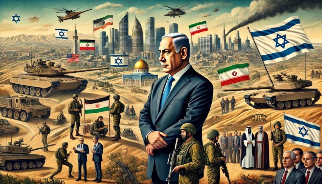 NETANYAHU AND ISRAEL WAR, USA - AI IMAGE: NOW